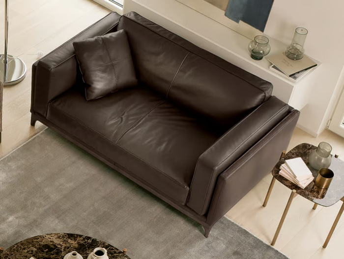 TIME - 2 seater leather sofa _ CTS SALOTTI